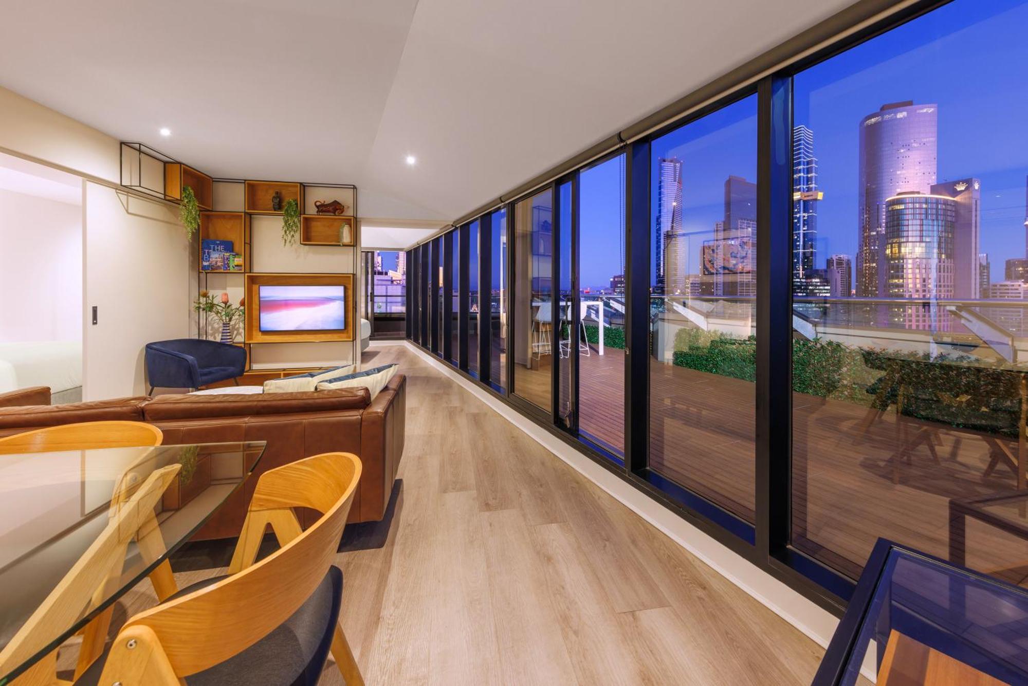 Flinders Luxury Penthouse Apartment เมลเบิร์น ภายนอก รูปภาพ